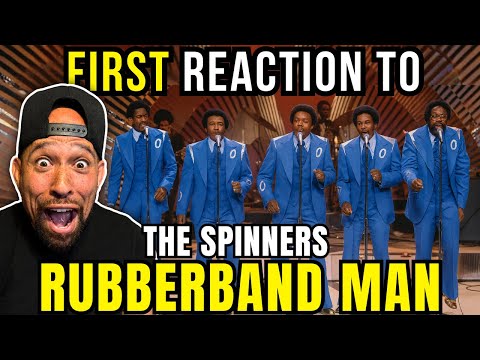 Rapper FIRST time REACTION to The Spinners - Rubberband Man! They PULLED out Rubber bands hahah...