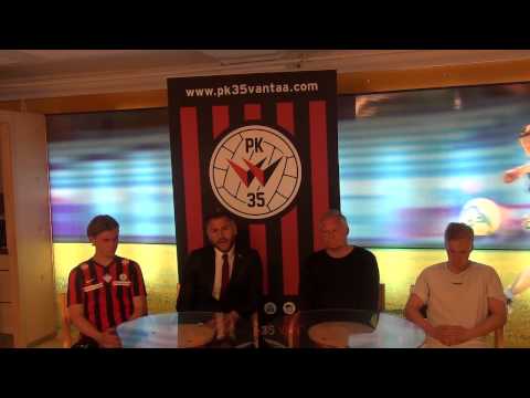PK-35 TV: Lehdistötilaisuus PK-35 Vantaa - AC Oulu 22.6.2015 4-1 (2-0)
