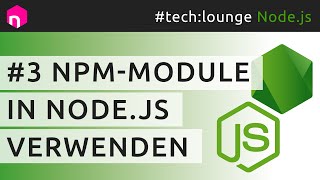 npm-Module in Node.js verwenden // deutsch