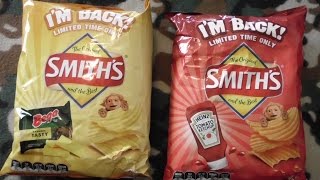 TASTE TEST Smiths Chips  Bega Chees & Heinz Tomato Ketchup