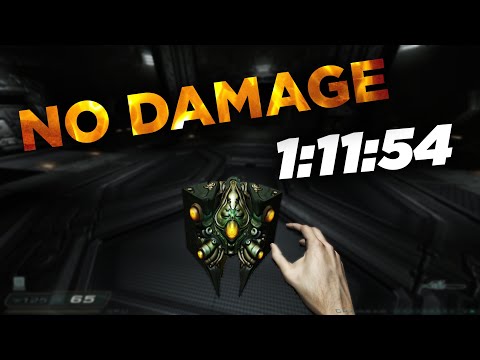 Doom 3 Any% Nightmare No Damage Speedrun in 1:11:54