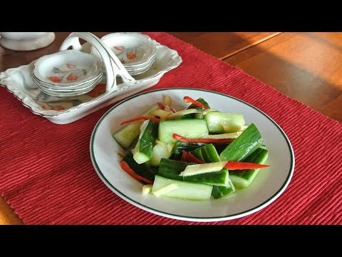 涼伴黃瓜 Taiwanese cold cucumber mix side dish