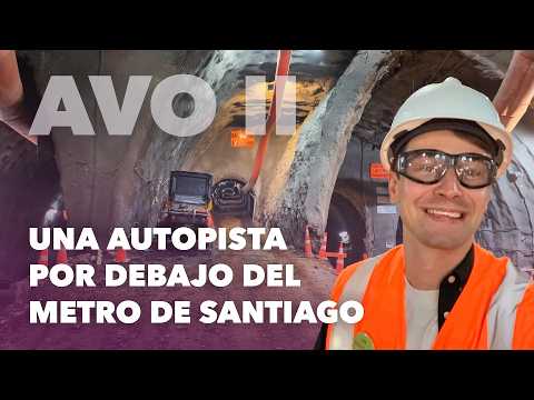 This is how AVO II is being built: Santiago's deepest highway
