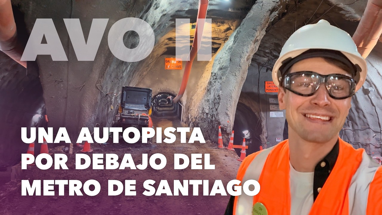 Así se construye la AVO II: la autopista más profunda de Santiago