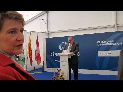 Inauguration Léman Express officiel- introduction officielle Coppet