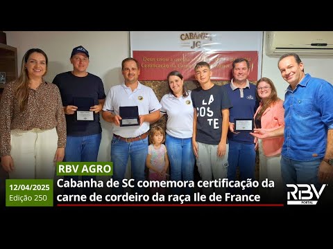 Cabanha de SC comemora certificação da carne de cordeiro da raça Ile de France