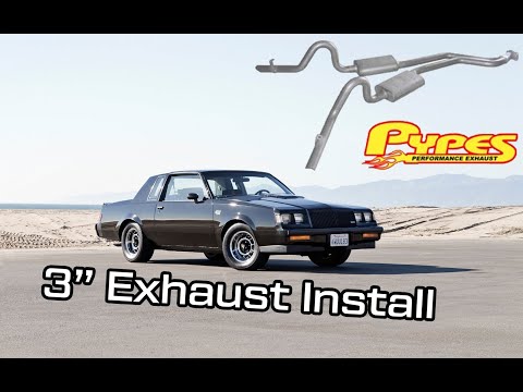 PYPES PERFORMANCE TURBO BUICK DUAL EXHAUST INSTALL/COLD START