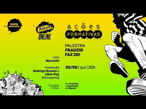 Palestra: Frauzio faz 20! | 6ª Bienal de Quadrinhos - Online