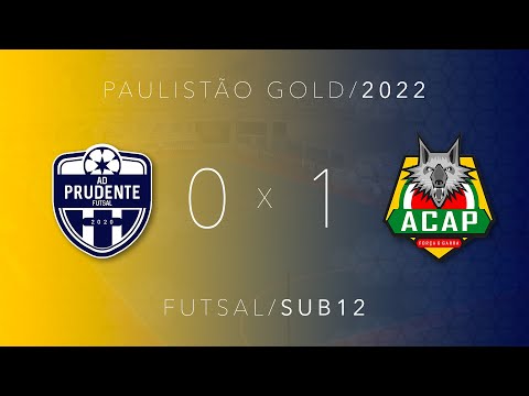 AD Prudente 0 x 1 ACAP  - Paulistão Gold 2022 - Liga da Juventude - sub12 - 05/06/2022