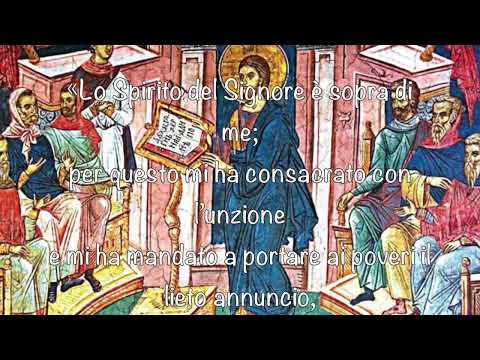 LO  SPIRITO DEL SIGNORE È SU DI TE - III Domenica del tempo ordinario (C) - Commento a Lc 4, 14-21