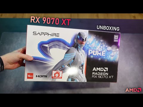Sapphire RX 9070 XT Pure - Unboxing, First Impressions & Temperatures