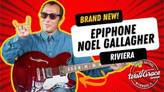 Video thumbnail for Epiphone Signature Noel Gallagher Riviera // NEW RELEASE // Oasis riffs with Ben Katzman by Walt Grace Vintage Guitars