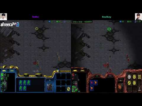 스타1 StarCraft: Remastered 1:1 (DUEL FPVOD) SnOw 장윤철 (P) vs Soulkey 김민철 (Z) Circuit Breakers 써킷브레이커