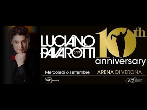 Alin Stoica la Arena di Verona alaturi de Luciano Pavarotti Foundation