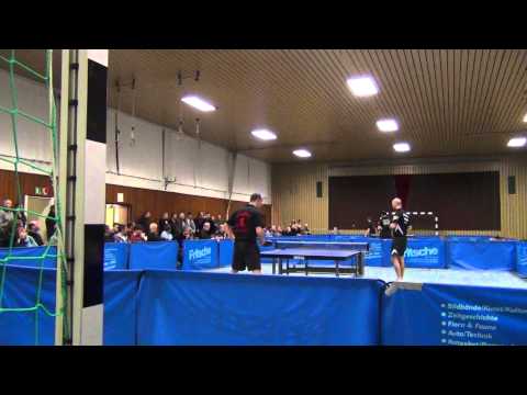 Tischtennis DJK Spvgg Effeltrich vs SB Versbach 2013 18M Jaslovsky vs Andreas Ball