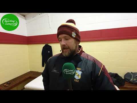 Bruff head coach Eoin Ryan following their loss to Skerries