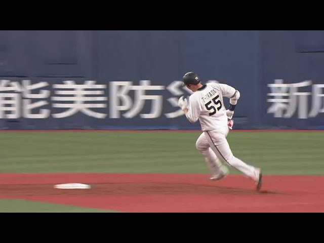【3回裏】バファローズ・T-岡田 爆走で2015年以来の3ベースヒット!! 2021/3/13 B-G