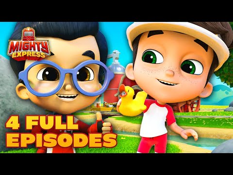 Ducks and Dominoes! 🐤 COMPILATION EPISODE 🐤 - Mighty Express Official