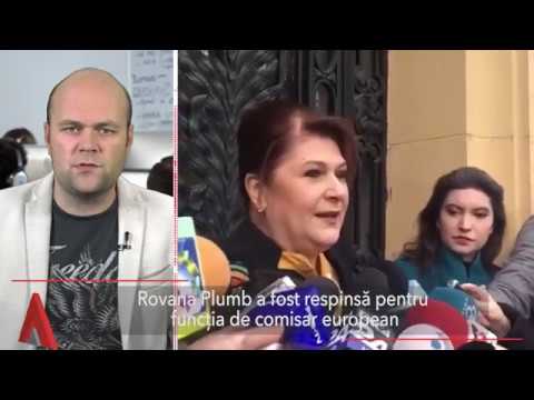 Stiri Mediafax 26 Septembrie - Rovana Plumb a fost respinsă pentru funcția de comisar european