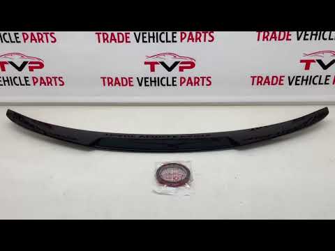 Fits BMW 4 Series F33 F83 M4 2014-2020 Rear Trunk Boot Lip Spoiler Gloss Black video