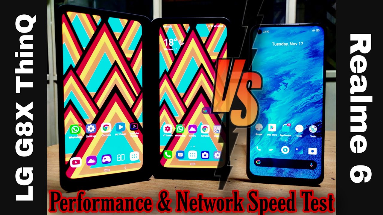 Lg G8x ThinQ vs Realme 6 Performance, RAM Management and Network Speed Test | Shocking Results