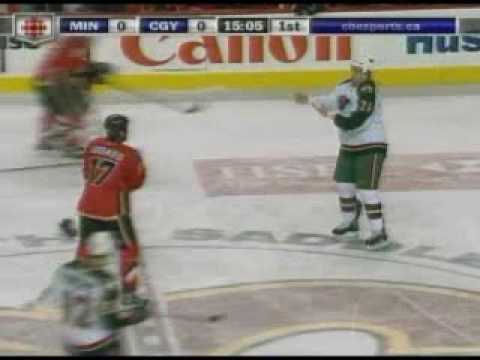 Derek Boogaard vs Eric Godard