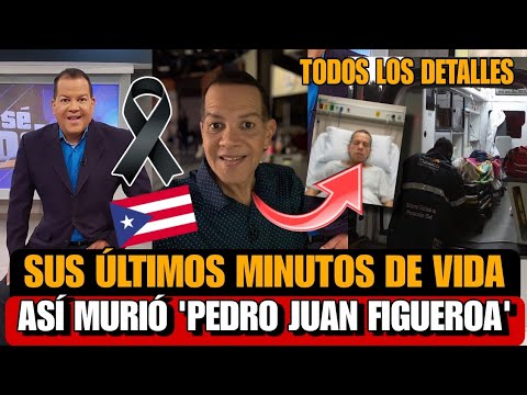 Pedro Juan Figueroa: What did he die of? This is how Pedro Juan Figueroa, presenter of "Lo Sé Tod...