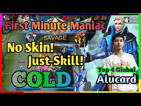 2X MANIAC 1X SAVAGE,THE REAL ALUCARD KING!!,Gameplay by COLD [Top 4 Global] Alucard