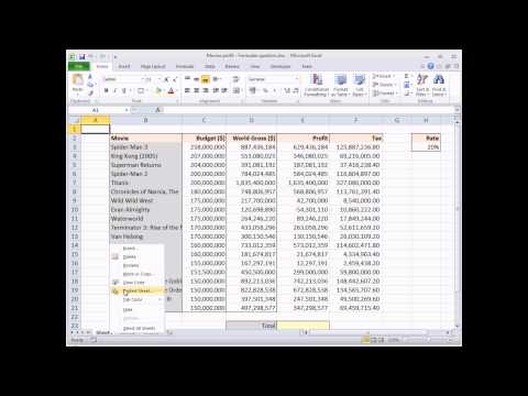 Excel Quick Tip #8 - The Quickest Way to Copy a Worksheet - Wise Owl