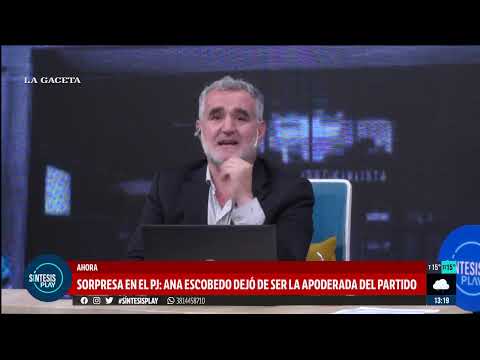 Ana Escobedo dejó de ser la apoderada del Partido Justicialista en Tucumán