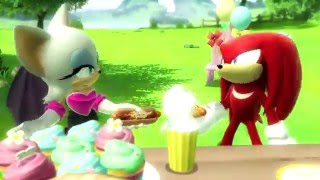 knuckles and rouge –  interactions in Sonic Games