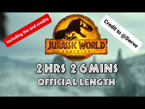 JURASSIC WORLD: DOMINION OFFICIAL LENGTH REVEALED!!!