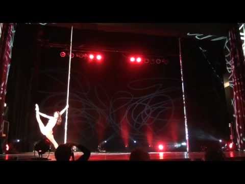 Natalia Tatarintseva Winner at  Aerial Pole International 2012 in Bern, Switzerland