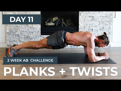 Day 11: 15 Min DYNAMIC Plank & Twist Workout // Shredded: 2 Week Ab Challenge