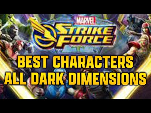ALL DARK DIMENSIONS BEST CHARACTERS - MARVEL Strike Force - MSF