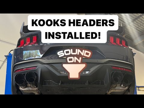 SOUNDS INSANE! KOOKS HEADERS 2024 Dark Horse MUSTANG! *1st PULLS