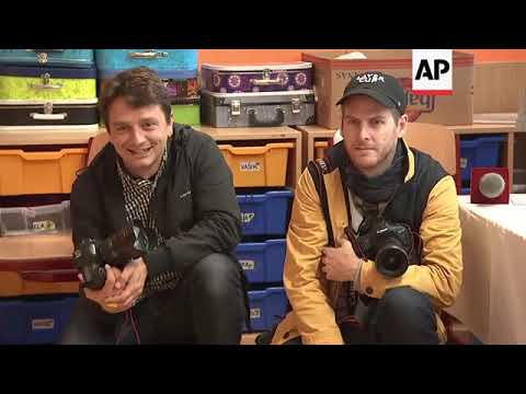 The Pirates Party leader, Ivan Bartos, votes in elections