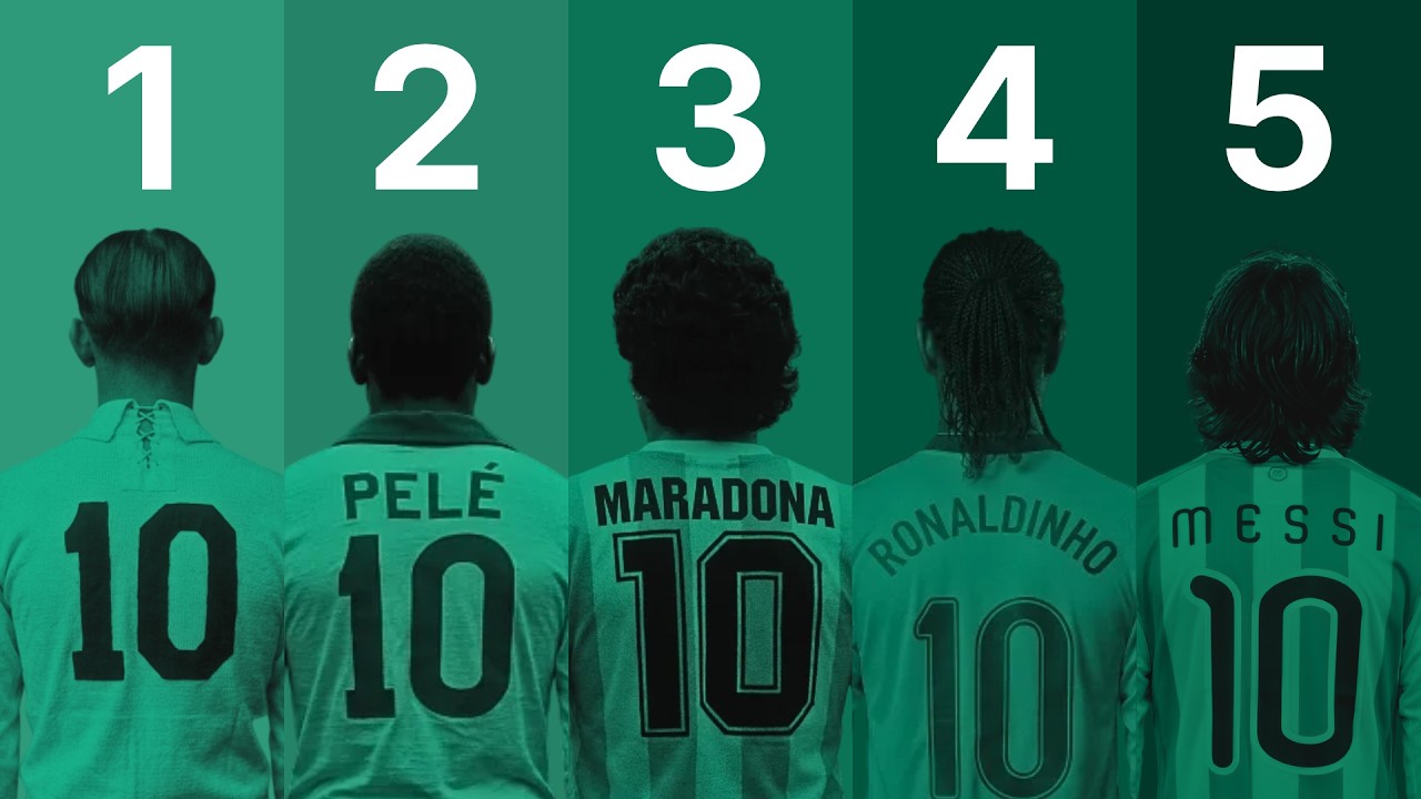 5 Generasi Pemain Nomor 10 !