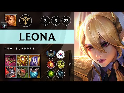 Leona Support vs Nami - KR Challenger Patch 25.07