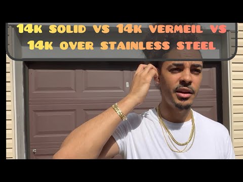 14k solid gold vs 14k vermeil vs 14k plated over stainless steel (Harlem Bling 10% off: Chandler561)