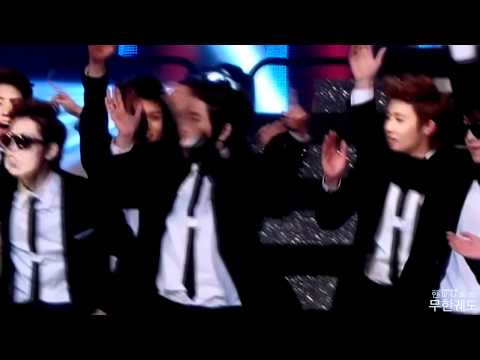 [Fancam] 111230 KBS INFINITE shuffle dance
