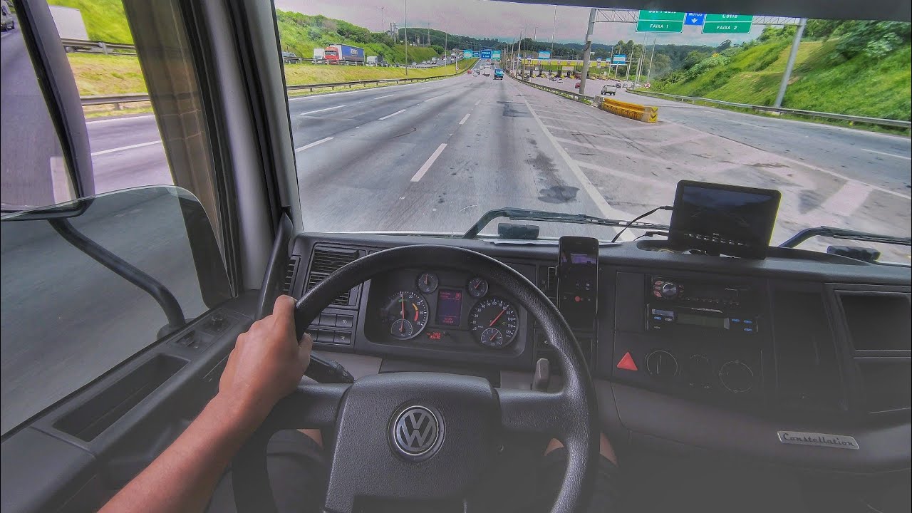 Primeira vez em São Paulo de caminhão