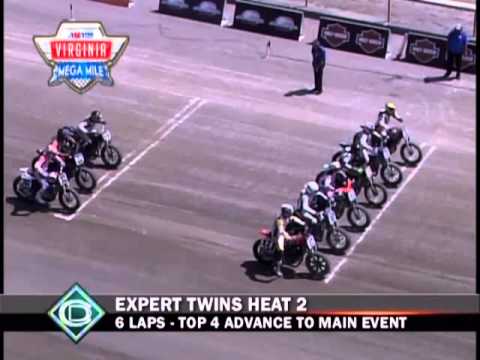 Virginia Mega Mile Expert Twins Heat Races - 2013 - AMA Pro Flat Track