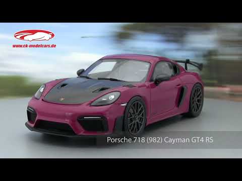 Spark 1:18 Porsche 718 (982) Cayman GT4 RS 2021 スタールビー Spark 1:18 Porsche 718 (982) Cayman GT4 RS 2021 スタールビー