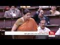 I Am A Durga Worshipper Myself Smt Smriti Irani In Rajya Sabha On Her Remark On Mahisasur