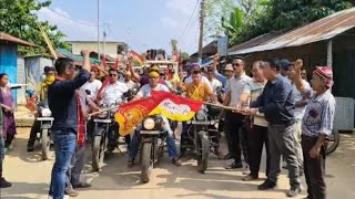 Duski Hatini Simi 16 Mandwi pulinpur ADC constituency ni Bike Rally Chengwi Rwkha | Jiten Debbarma