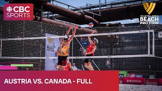 Volleyball World Beach Pro Tour Elite 16 Ostrava: AUT vs. CAN (Schachter/Pickett) | #CBCSports