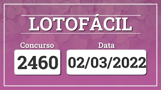 Capa de LOTOFÁCIL 2460