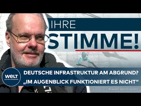 DEUTSCHLAND: "Marodes Netz, lahme Verwaltung" - Regierung schuld an der schlechten Infrastruktur?
