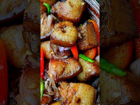 Fire pork 🔥 Crispy cook  !!